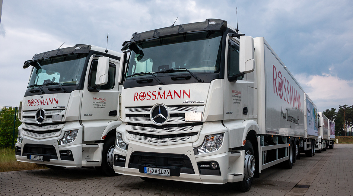 LKW Kofferaufbauten für Rossmann