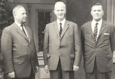 Jubiläumsjahr 1965; Albert Kuhlos, Hans Rohde, Hannes Hugin